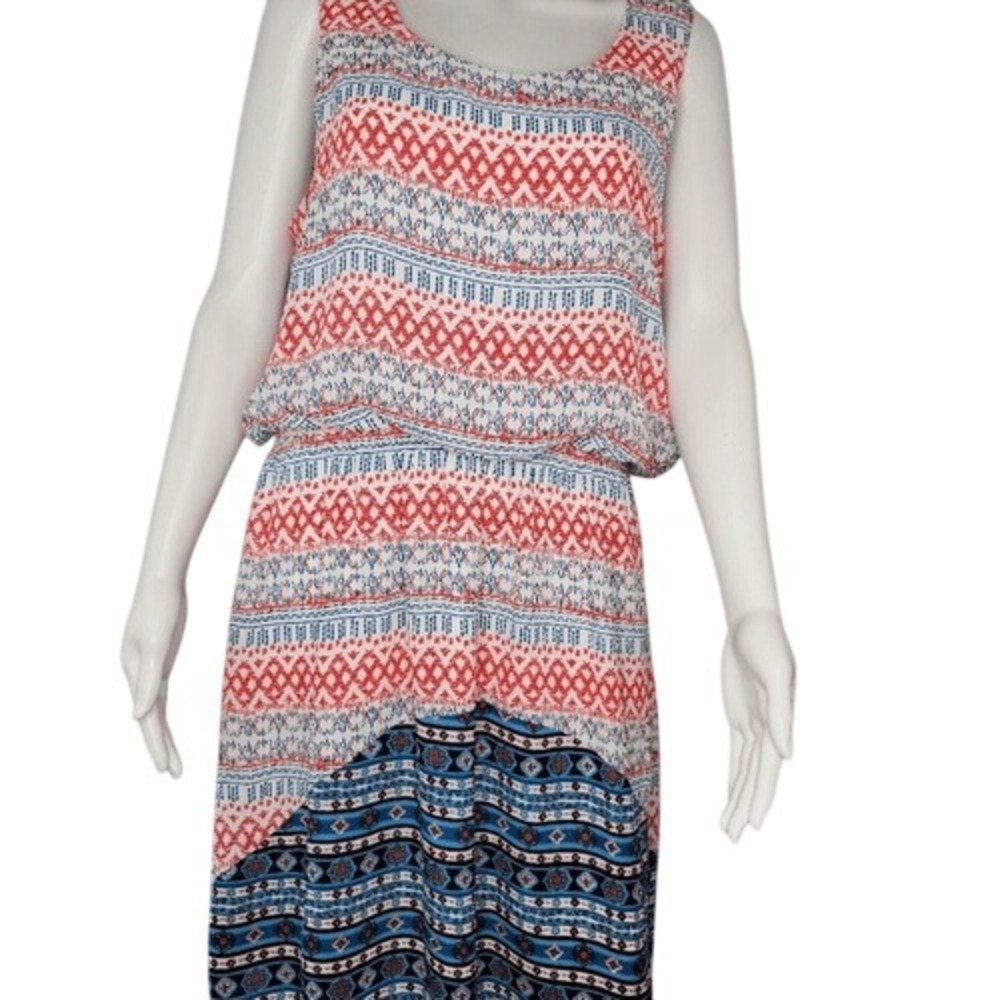 Pixley Red, White ‎ & Blue Blouson Dress